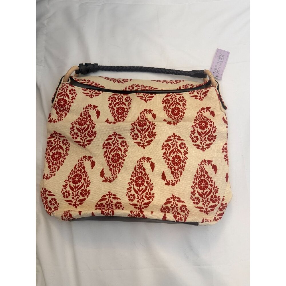 NWT Stephanie Johnson Hobo Bag Purse Paisley Print-READ